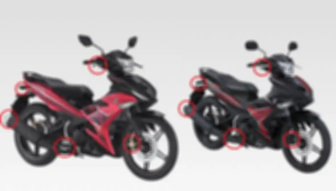 Perbedaan pada detil MX King 150 dan MX 150