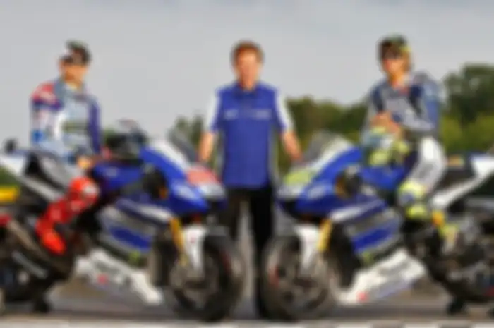 Jorge Lorenzo, Lin Jarvis, dan Valentino Rossi