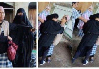 Entah Apa yang Merasuki, Guru SD Ini Cosplay Pakai Cadar dan Kerudung untuk Masuk ke Barisan Jamaah Wanita Saat Salat: Alasannya...