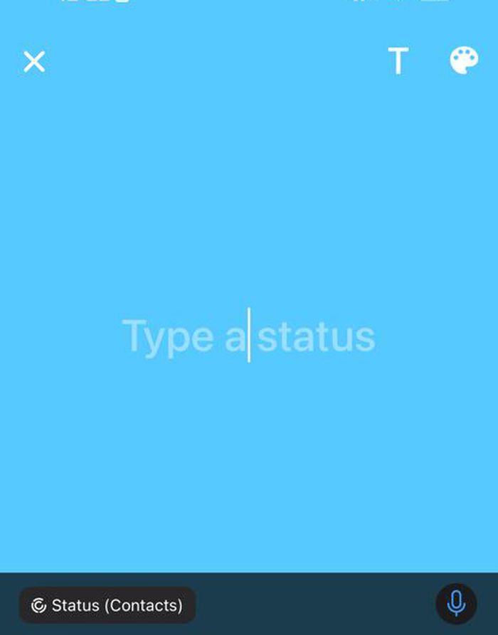 Voice status WhatsApp