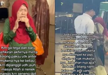 Bantu Nenek yang Tak Mampu Beli Mukena, Penjual Ini Auto Ketiban Durian Runtuh Usai Dagangannya Diborong: Langsung Allah Balas Kontan