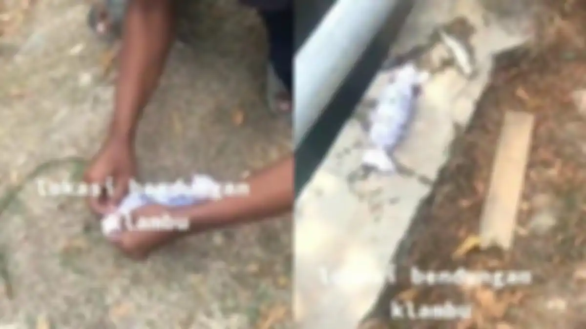 Viral bungkusan putih mirip pocong yang diduga santet.