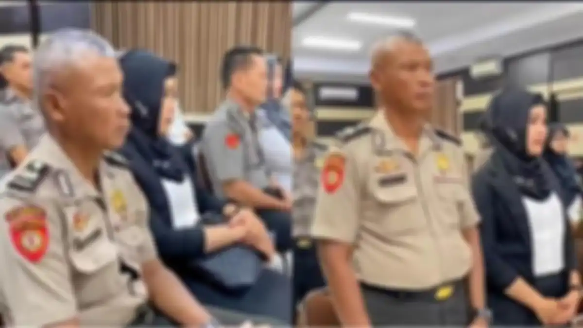 Mbah Panut merupakan polisi tertua yang mengikuti sidang nikah di Polres Bantul pada Rabu (20/9/2023).