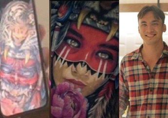 Rendy Kjaernett Bantah Tutupi Tato Wajah Syahnaz dengan Gambar Iblis, Ungkap Alasannya Pilih Topeng Jepang Sebagai Tato Baru