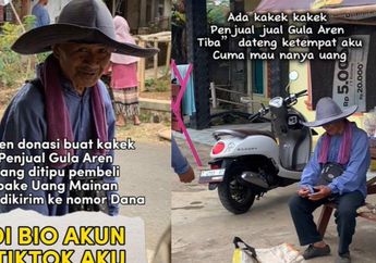 Viral Ditipu Pembeli dengan Duit Mainan, Kakek Penjual Gula Aren Ini Kini Dapat Rejeki Nomplok dari Netizen