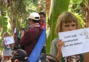 Viral, Bocah Bule di Bali Ini Protes di Kolam Pemancingan Minta Ikan Lele di Bebaskan, Netizen: Aktivis Lele