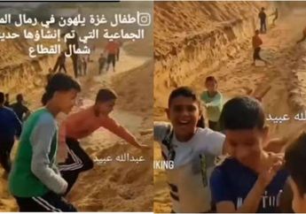 Menyayat Hati, Rumahnya Dibom Israel, Anak-anak Palestina Ini Cuma Bisa Bermain di Atas Kuburan Massal: Hanya Ini yang Kami Miliki