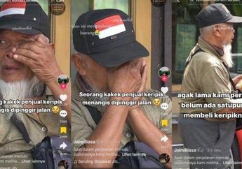 Bikin Nyesek, Kakek 86 Tahun Menangis 10 Jam Dagang Keripik Keliling Tak Ada yang Beli: Kalau Lewat, Jangan Lupa Tengok Abah Ya