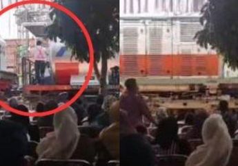Gelar Pernikahan di Dekat Rel, Lucunya Aksi Masinis Terekam Ikutan Joget Saat Kereta Api Melintas di Tengah: Ekstrem Banget Hajatannya