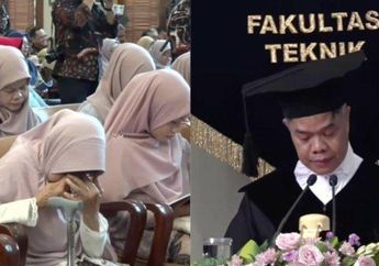 Viral, Guru Besar UGM Ini Nangis dan Bikin Satu Ruangan Haru Saat Pidato dan Minta Maaf ke Adik yang Rela Putus Sekolah Demi Dirinya