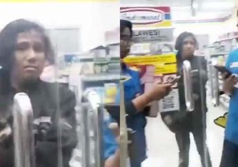 Kepergok Nyolong, Pria Ini Dikurung Karyawan di dalam Minimarket hingga Jadi Bahan Tontonan Warga, Auto Pasang Wajah Memelas