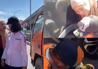 Tak Terima Mobilnya Digembok Gegara Parkir Sembarangan, Emak-emak Ini Ludahi dan dan Tantrum ke Petugas Dishub: Ngamuk!