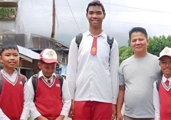 Punya Tinggi Badan 2 Meter, Bocah SD di Jambi yang Diejek Kayak Raksasa Bercita-cita Ingin Jadi Tentara, Bakal Segera Didatangi Komandan Ini