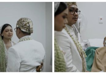 Bikin Satu Ruangan Bercucur Air Mata, Pengantin Wanita Ini Ijab Qobul di Depan sang Ayah yang Terbaring di RS: Tenang, Jangan Nangis