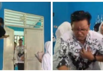 Ngakak, Dapet Kejutan dari Murid, Guru Ini Malah Balik Bikin Anak Didiknya Jantungan, Netizen: Padahal Mukanya Kayak Orang Bener