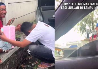 Ketemu Mantan Bosnya yang Kini Jualan Kanebo di Lampu Merah, Pria Ini Bagikan Kisah Menarik di Baliknya, Netizen: Roda Berputar