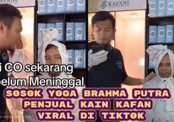 Jualan Kain Kafan di TikTok, Pria Ini Viral Gegara Aksinya Sambil Bawa Model Manusia Pocong: Dicheckout Sebelum Meninggal Kak