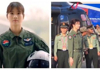 Viral, Sosok Pilot Wanita Asal China Punya Paras Mirip Aktris Korea Song Hye Kyo, Ternyata Sudah Pernah Terbangkan Helikopter Tempur