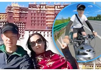 Demi Bisa Rujuk dengan sang Istri, Pria Ini Rela Bersepeda Tempuh Jarak Lebih dari 4 Ribu Kilometer, Begini Akhirnya