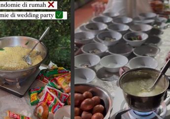 Viral, Pernikahan Ini Sajikan Menu Mie Instan untuk Undangan yang Datang padahal Tajir, Tamu: Kami Juga Bawa Bekal Sendiri