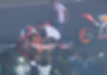 Akhirnya Terungkap Juga Siapa Yang Cederai Marc Marquez Saat Lakukan Selebrasi di MotoGP Jepang