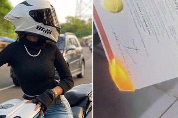 Viral usai bakar ijazah S1 sang pacar. 