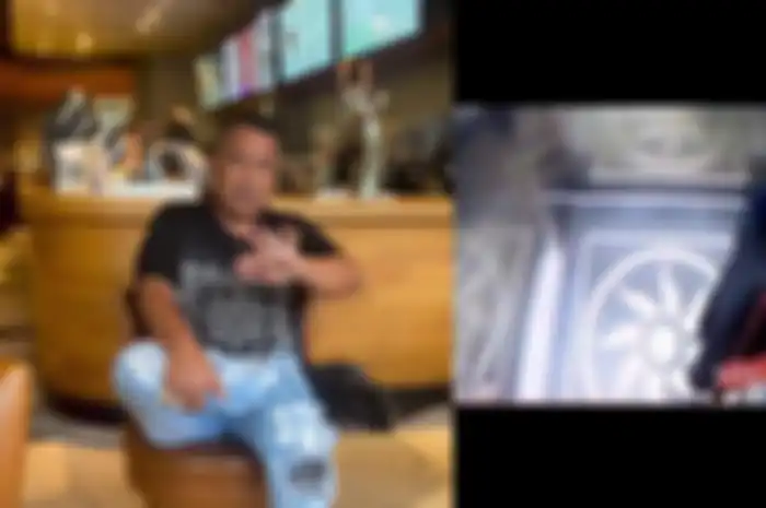 kolase foto Hotman Paris dan korban lift Bandara Kualanamu