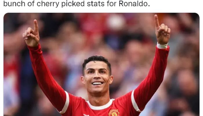 Penyerang Manchester United, Cristiano Ronaldo