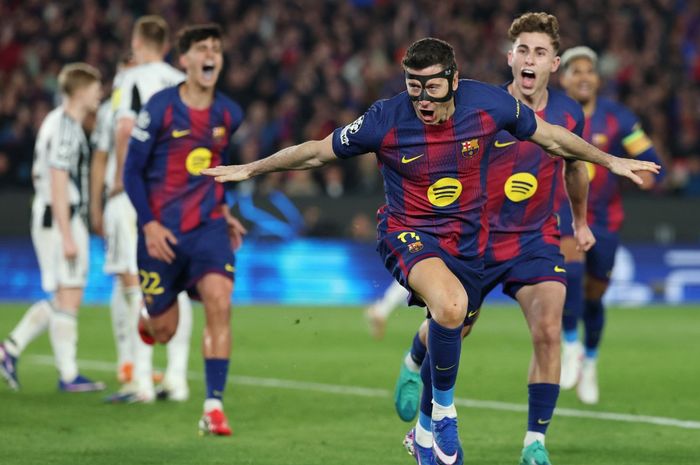 Duel Barcelona kontra Newcastle United di babak 16 besar Liga Champions 2025-2026 menghasilkan total 11 gol.