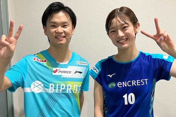 Ganda campuran Jepang kombinasi baru, Yuta Watanabe/Maya Taguchi sudah debut dan finis empat besar di turnamen domestik All Japan kategori dewasa, di Tottori, Jepang,  7-11 September 2024.