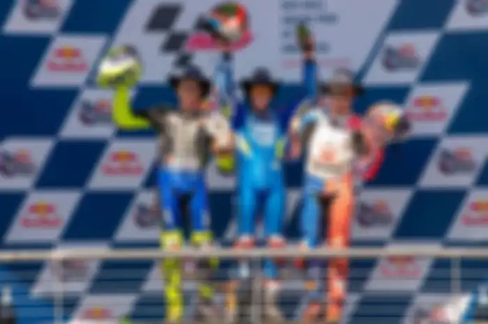 Jack Miller (kanan) raih posisi ke-3 di MotoGP Amerika 2019
