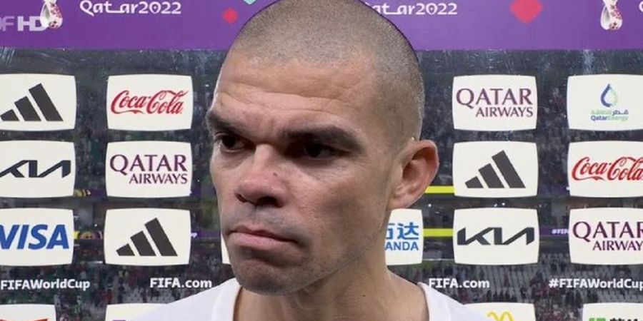 PIALA DUNIA 2022 - Portugal Takluk dari Maroko, Pepe Salahkan Wasit sebab Berasal dari Argentina