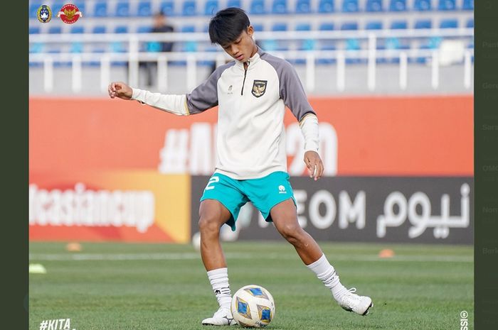 Penggawa Timnas U-20 Indonesia, Achmad Maulana Syarif.