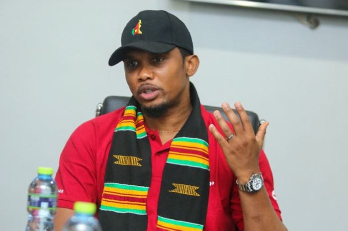 Presiden Federasi Sepak Bola Kamerun, Samuel Eto'o.