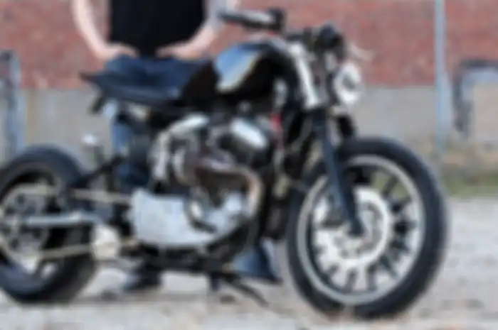 H-D Sportster 1200R custom cafe-tracker dari Schmidt Moto