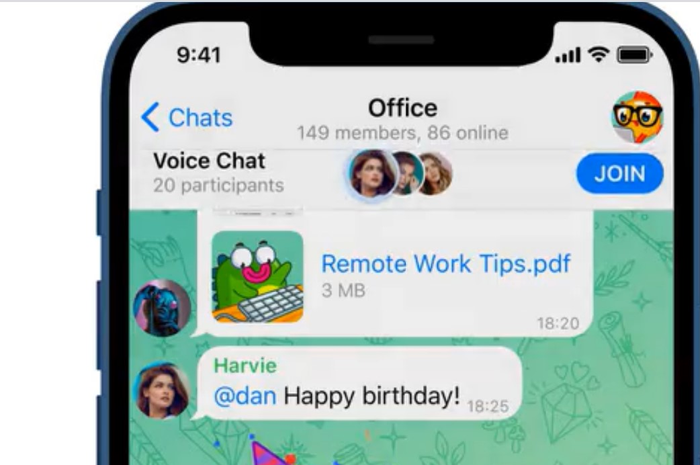 Voice chat Telegram