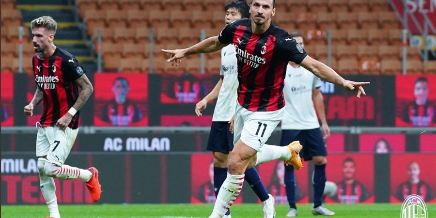 AC Milan Vs AS Roma - I Giallorossi Tak Cuma Lawan Zlatan Ibrahimovic