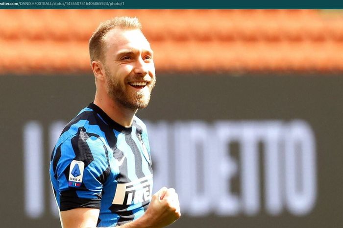 Eks gelandang serang Inter Milan asal Denmark, Christian Eriksen.