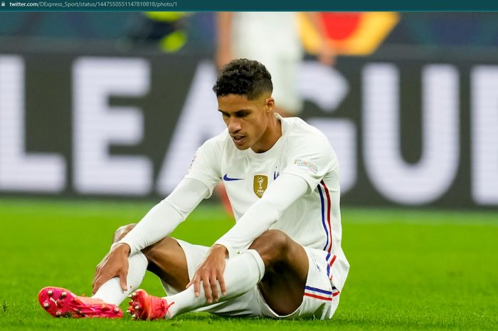 Bek timnas Prancis Raphael Varane, menjadi salah satu pemain yang terjangkit virus jelang final Piala Dunia 2022.