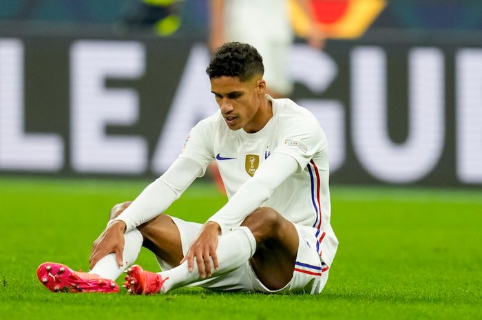 Bek timnas Prancis Raphael Varane mengalami cedera ketika bermain di final UEFA Nations League.