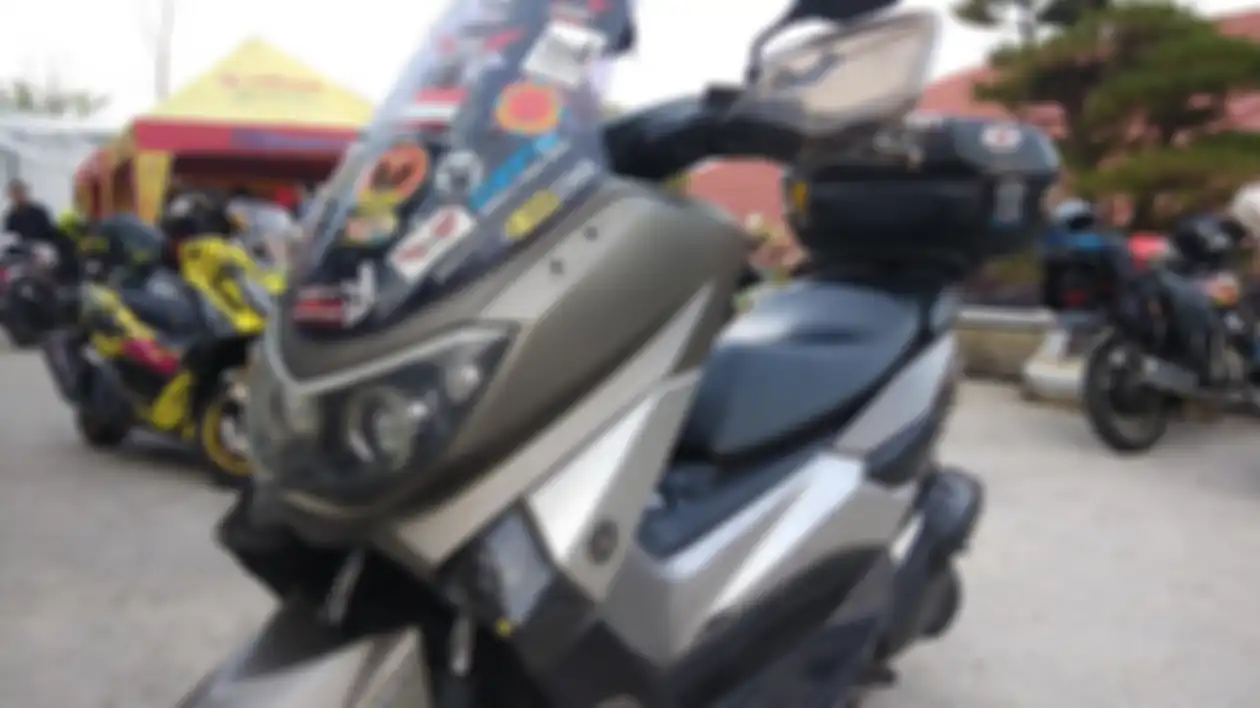Yamaha Nmax milik Aseng yang sudah lewati tiga negara