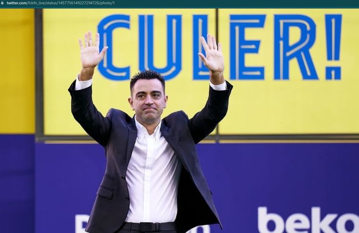 Xavi Hernandez resmi kembali ke Barcelona sebagai pelatih.