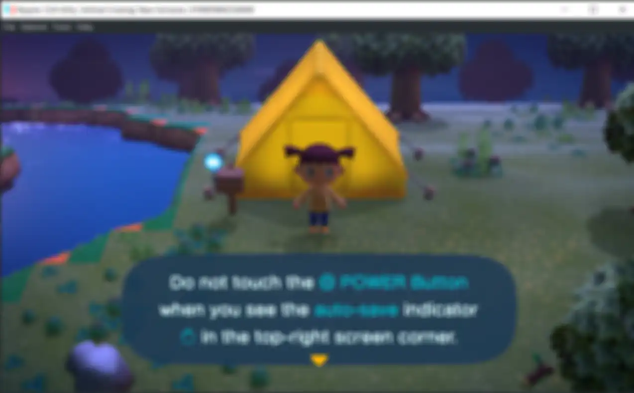 Tampilan Animal Crossing: New Horizons di emulator Ryujinx
