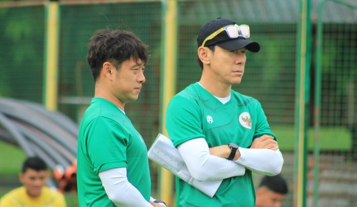 Pelatih timnas U-19 Indonesia, Shin Tae-yong saat melatih di Kroasia.