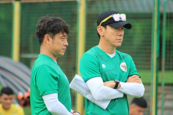 Pelatih timnas U-19 Indonesia, Shin Tae-yong saat melatih di Kroasia.