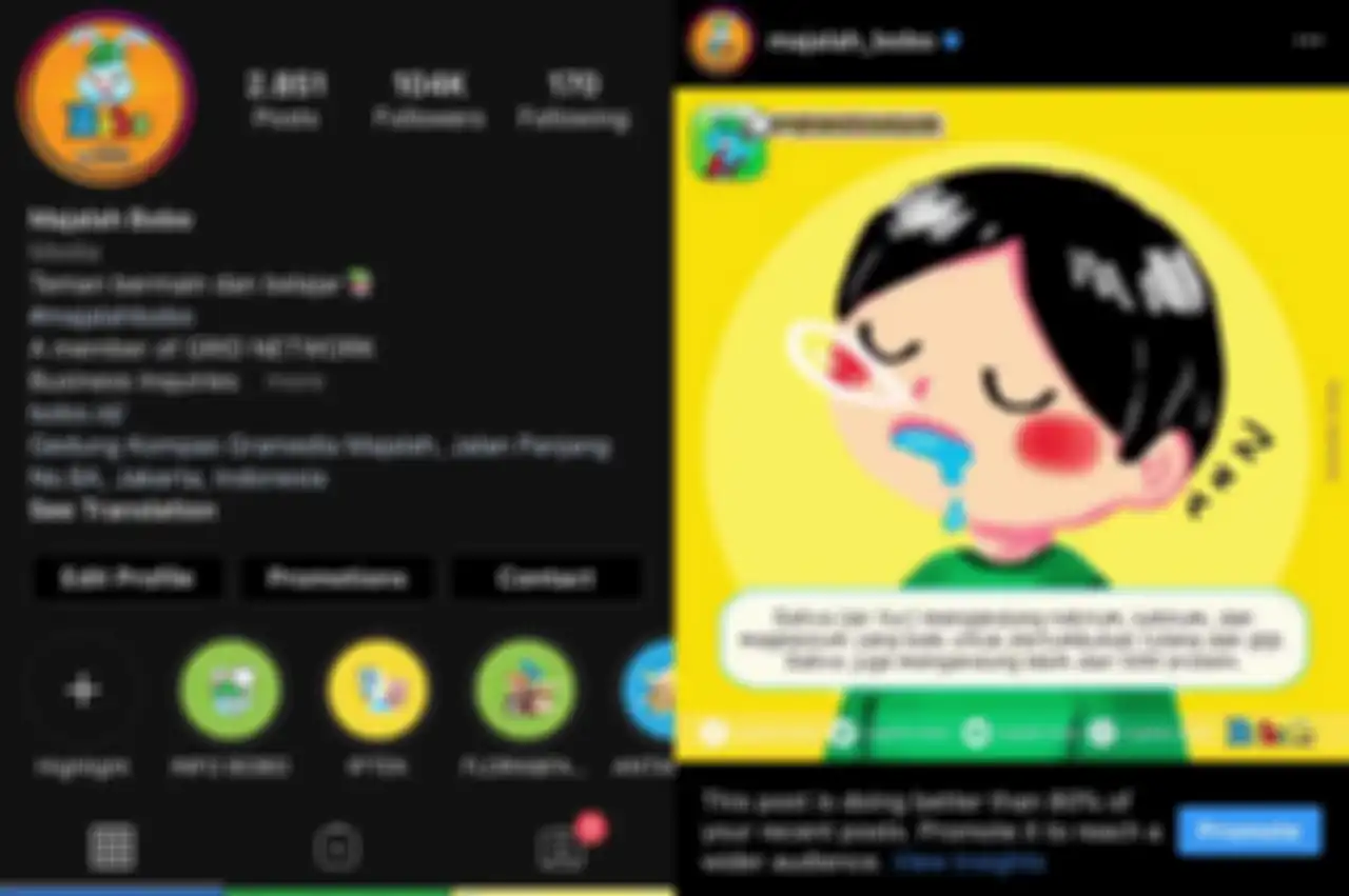 Fitur baru, mode gelap di Instagram