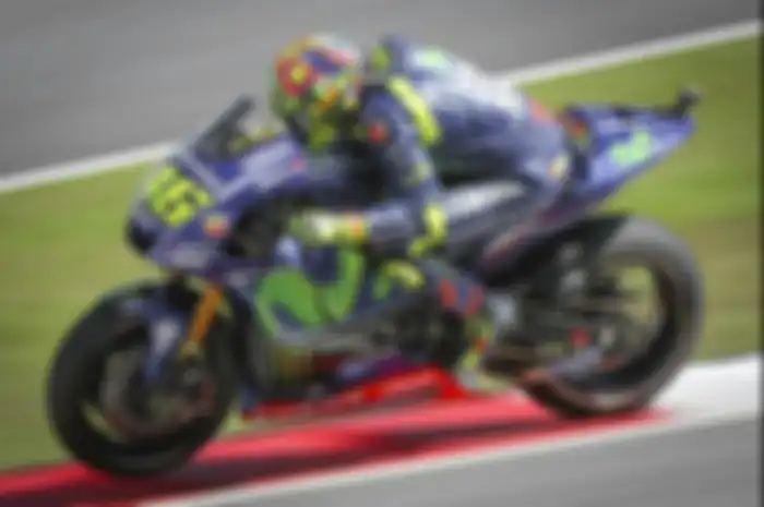 Valentino Rossi mendominasi sesi yang berjalan kering
