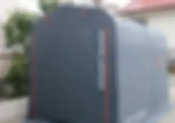 Keren, Garasi Motor Portabel Bisa Bongkar Pasang Serasa Punya Bengkel Pribadi