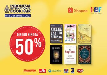 Jangan Lewatkan! Indonesia International Book Fair (IIBF) 2021 Akan Segera Hadir, Bakalan Ada Diskon hingga 50 Persen untuk Buku-buku Gramedia loh!