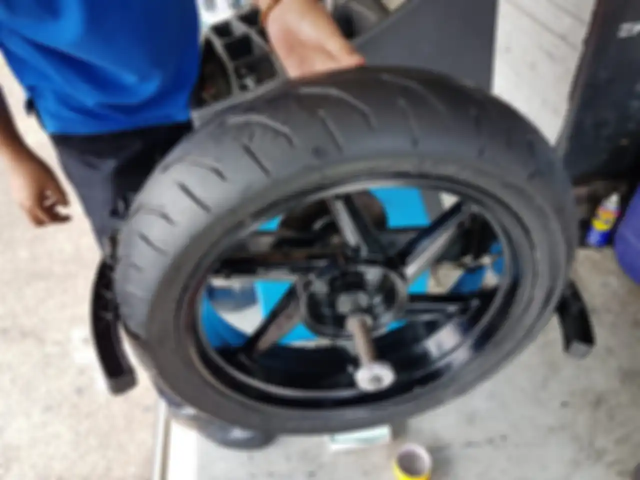 Proses Balancing Ban Motor